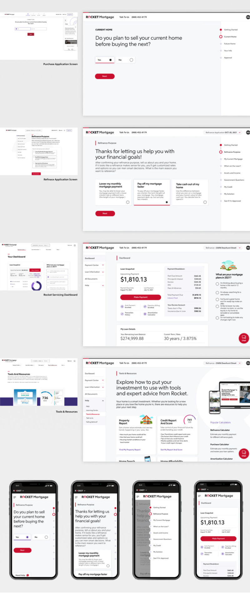 Rocket digital design-system behind-login experience.