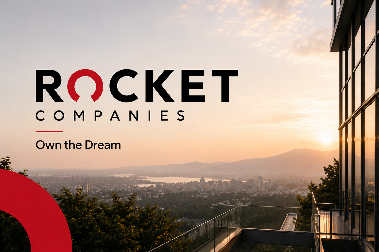Rocket Companies leadership image with the line 'Own the Dream.'